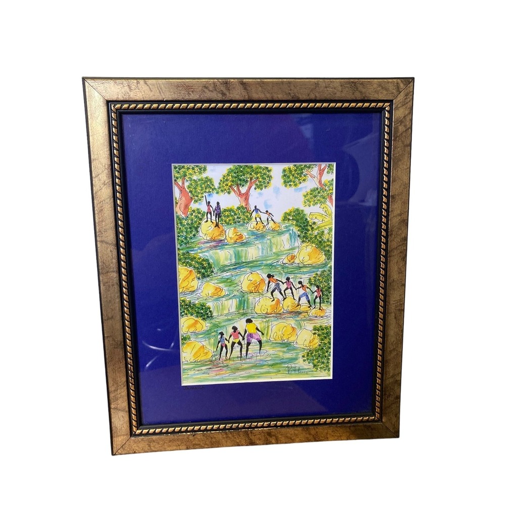 Vintage‎ B Henry? Jamaica Photo Painting